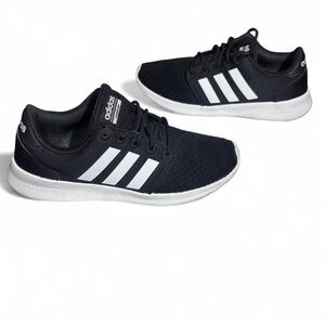 Adidas Cloudfoam Black and White Running Shoes